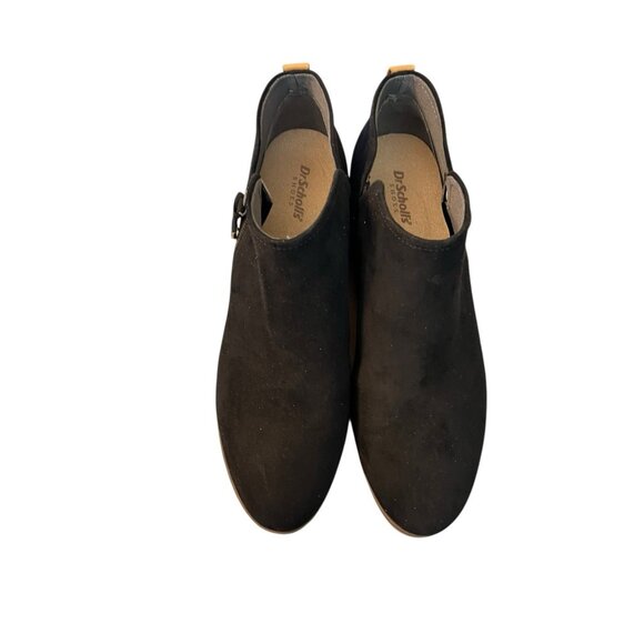 Dr. Scholl's Ladies 10 M Black Ankle Booties Faux Suede Astir Boot - Picture 3 of 7